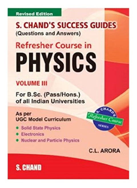 Refresher Course in B. Sc. Physics: Volume 3