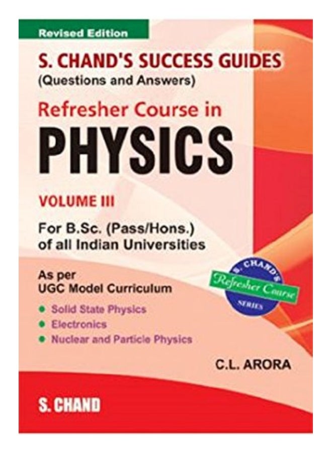 Refresher Course in B. Sc. Physics: Volume 3 