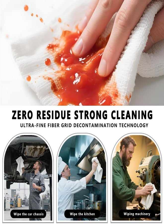 DOTUHAO Cleaning Rrags, T-Shirt Rags, White Towels – Shop Towels Bulk for Oil, Stain, Grease, Paint, and Auto Cleaning, Multipurpose Cotton Rag (2 LB - Image 2
