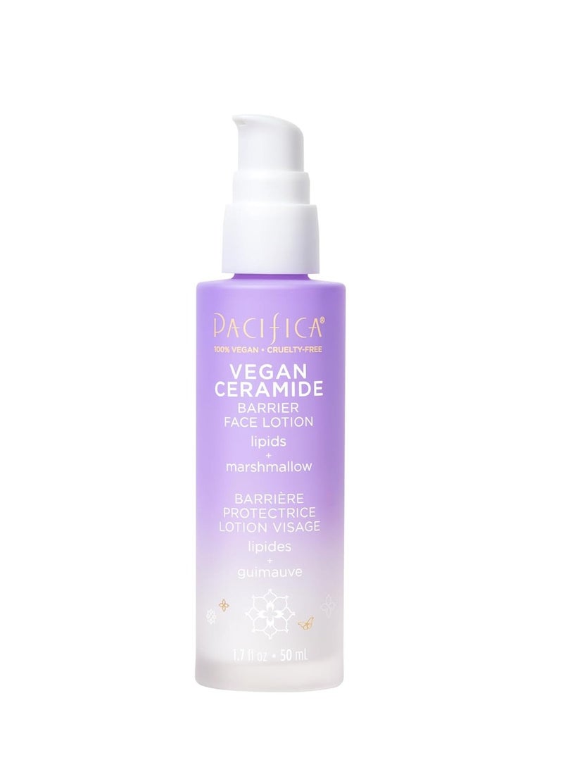 Pacifica - Pacifica Face Moisturizer - Vegan Ceramide Barrier Repair Face Lotion, Hydrating, For Dry Skin, Dermatologist Tested, Safe for Sensitive Skin, Fragrance Free, Vegan + Cruelty Free - Image 1