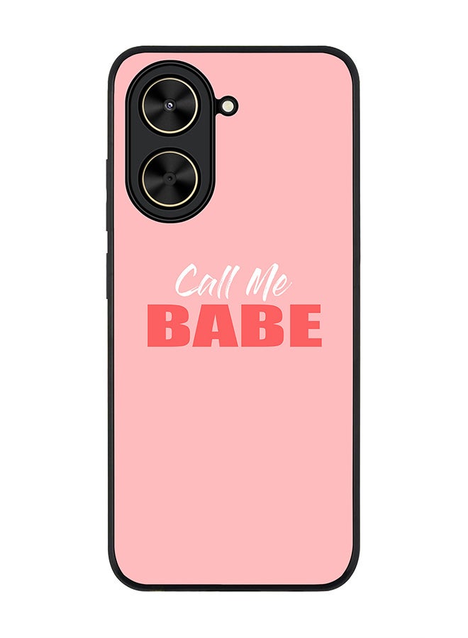 Stylizedd For Xiaomi Poco C71 / Redmi A5 4G Case,Slim fit Camera Protection, Shockproof Thin Phone cover  - Call me babe