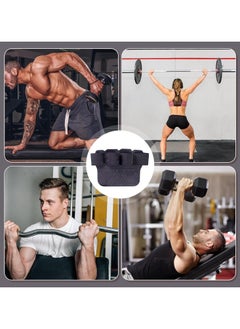 ARNOTEC Gym gloves One size thickened cowhide unisex fitness gloves, non-slip half finger, wrist guard equipment horizontal bar exercise anti-callus gloves four finger gloves  - Image 4