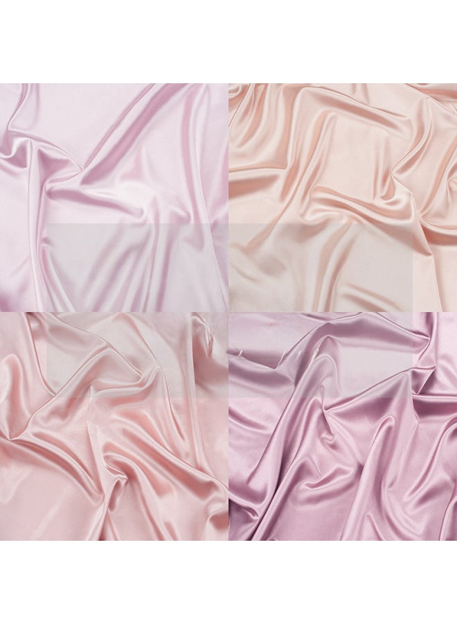 Silk Background Cloth Internet Celebrity Jewelry Shooting Background Photography Props Photography Background Texture Champagne Mercerized Cloth - Image 2