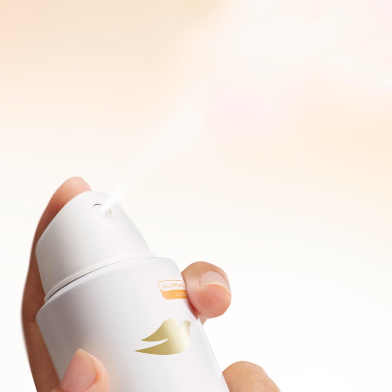 Dove Whole Body Deodorant Cooling Spray Peach & White Tea Aluminum Free 4oz - Image 5