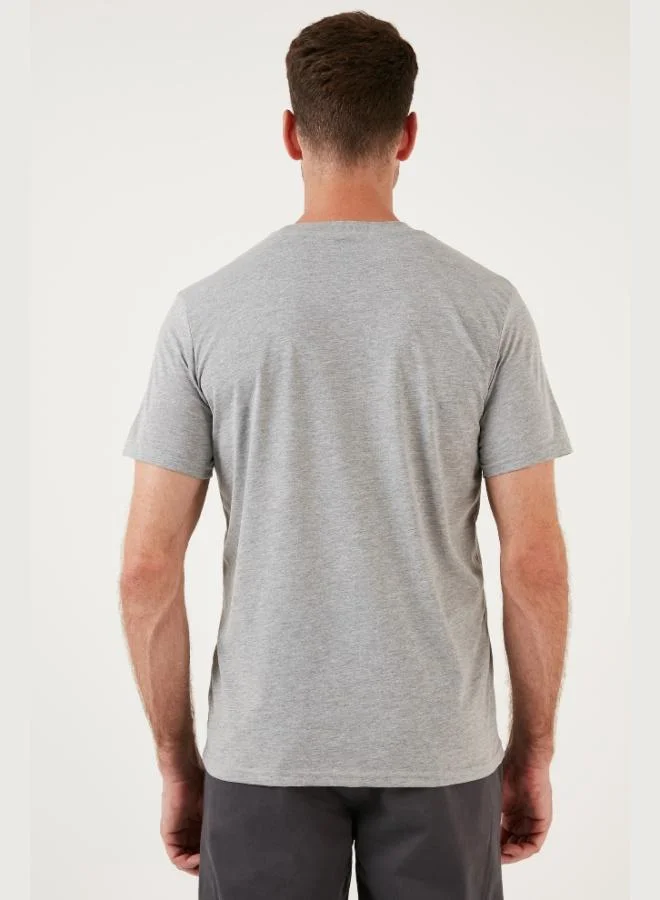 Buratti  Buratti Cotton Regular Fit Crew Neck Basic T Shirt Men's T SHIRT 59020201 for Men | Best Price UAE