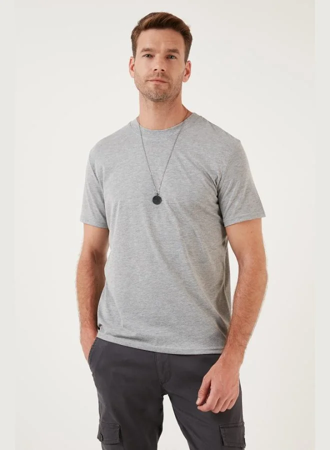 Buratti Cotton Regular Fit Crew Neck Basic T Shirt Men's T SHIRT 59020201