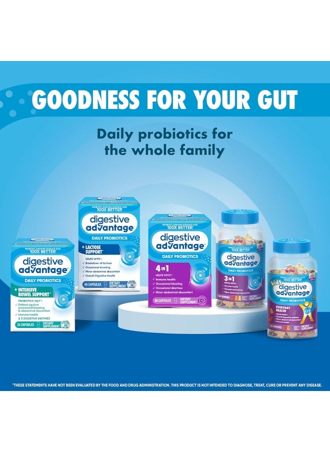 Digestive Advantage - Digestive Advantage Lactose Defense Capsules (96 Count In A Box) - Helps Breaks Down Lactose & Defend Against Digestive Upset*, Supports Digestive & Immune Health* (Pack of 1) - Image 1
