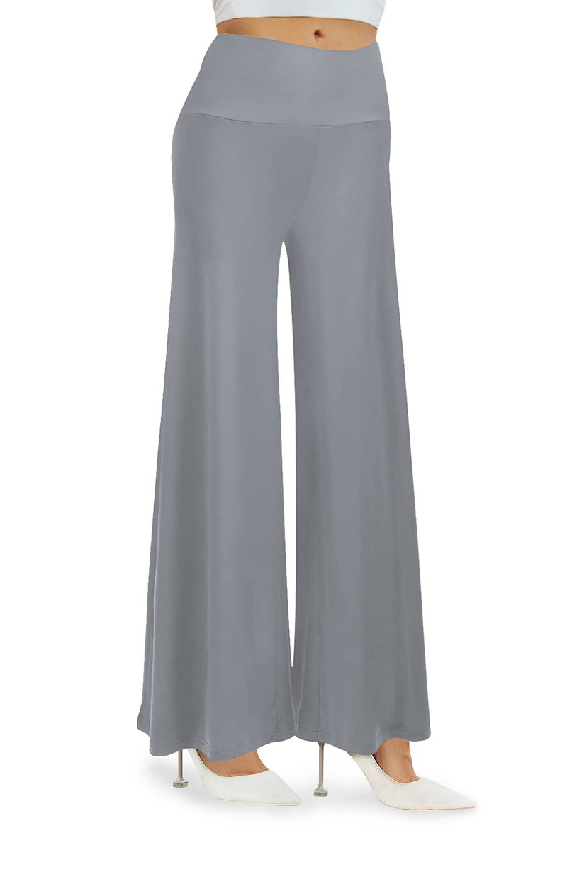 Arolina Women's Stretchy Wide Leg Palazzo Lounge Pants Casual Comfy High Waist Palazzo Pants - Image 4