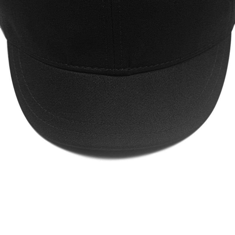 Unisex Baseball Cap Short Brim Spring Autumn Black - Image 4