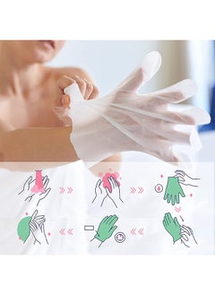 SADOER 5 pack Rose Hand Mask Moisturizing Glove, Hand Peel Mask Exfoliating Gloves, Hand Repair Glove for Dry Hands Treatment, Remove Dead Skin, Rough Skin  - Image 4