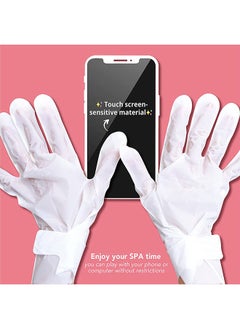 SADOER 5 pack Rose Hand Mask Moisturizing Glove, Hand Peel Mask Exfoliating Gloves, Hand Repair Glove for Dry Hands Treatment, Remove Dead Skin, Rough Skin  - Image 5