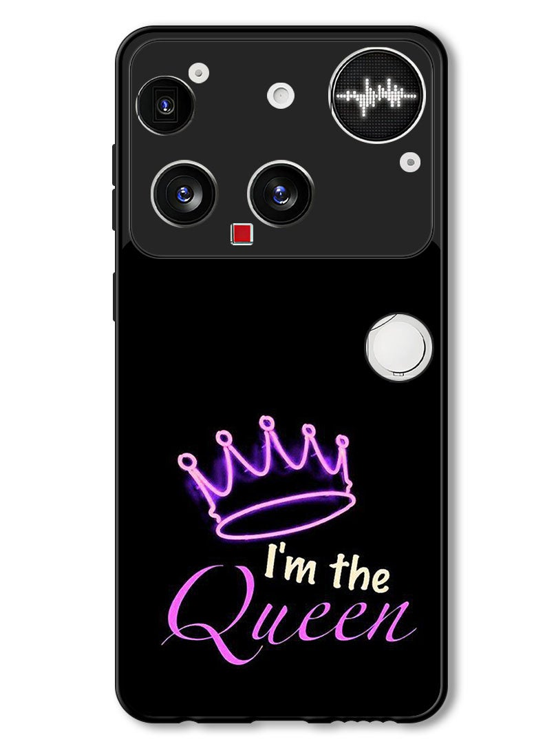 Theodor Case Compatible with Nothing Phone (3) 6.67 Inch Protection Shockproof Bumper Cover I Am The Queen - Image 1