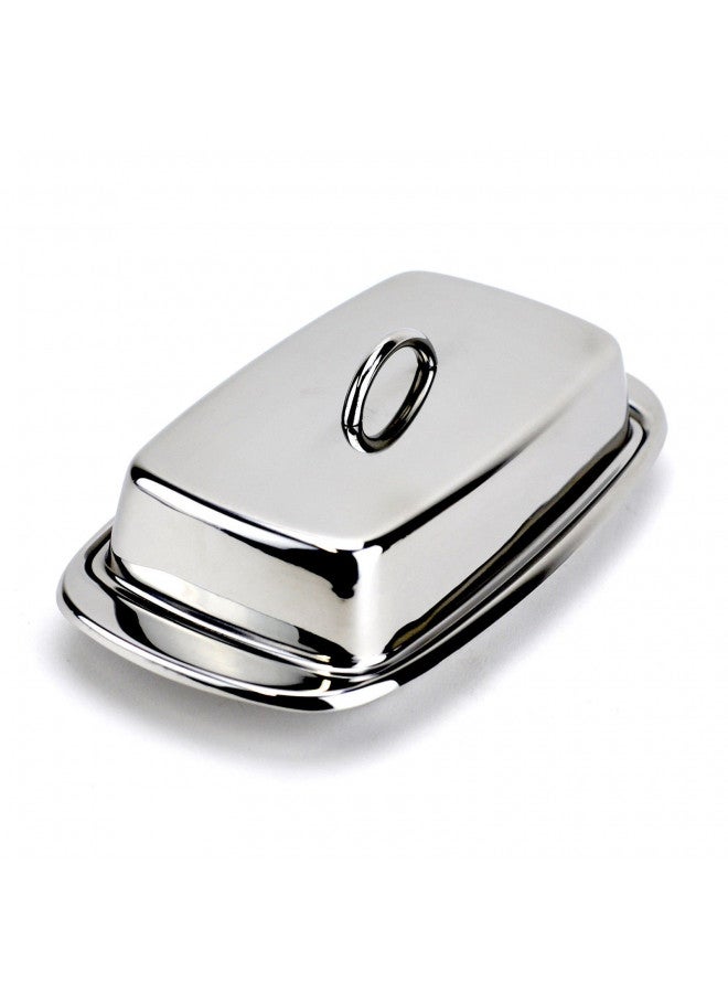 Cuisinox Stainless Steel Butter Dish with Lid, 4" x 7.5" - Image 5