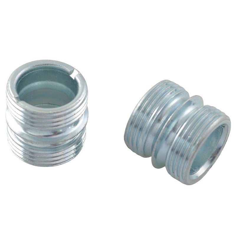 TAODAN 4PCS Bamboo Joint Pipe Double End Connector Nuts Blue Zinc 25.4mm Pipe with Washer Screws for Connecting Furniture Storage Shelf Bamboo Joint Pipes Steel Pipe Shelf Rods - Image 4