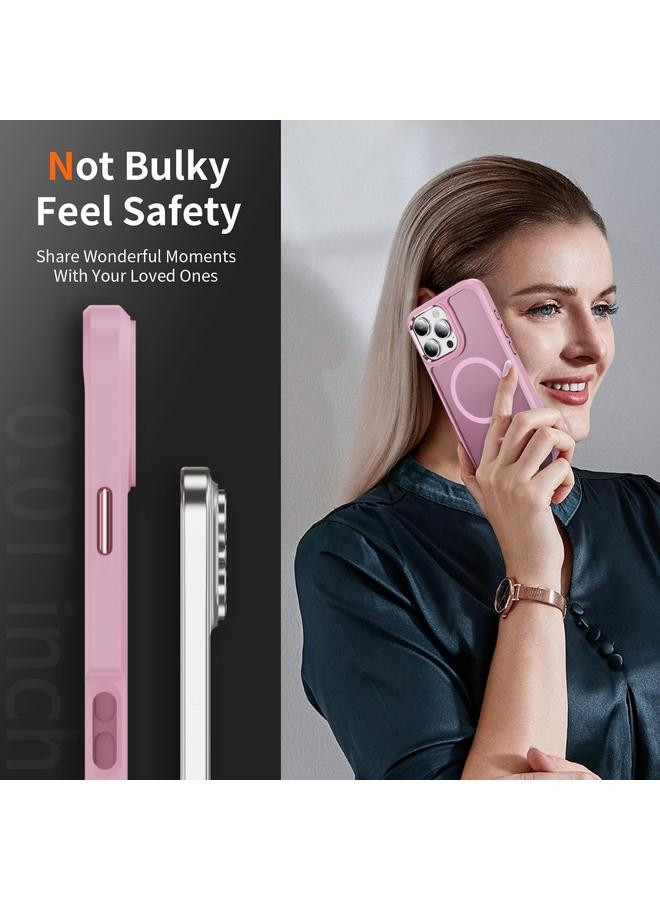 S-TOP Case For iPhone 16 Pro Hardware Lens Protection MagSafe Magnetic PC Hybrid TPU Phone Case - Image 5