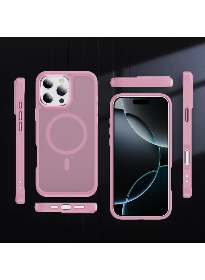 S-TOP Case For iPhone 16 Pro Hardware Lens Protection MagSafe Magnetic PC Hybrid TPU Phone Case - Image 2