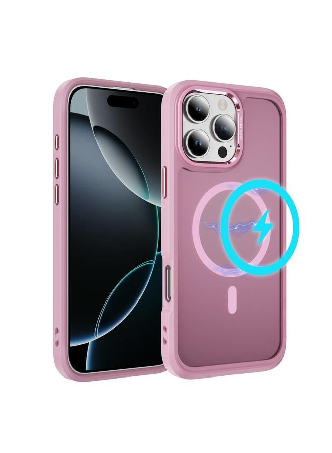 S-TOP Case For iPhone 16 Pro Hardware Lens Protection MagSafe Magnetic PC Hybrid TPU Phone Case - Image 1