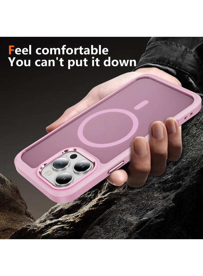 S-TOP Case For iPhone 16 Pro Hardware Lens Protection MagSafe Magnetic PC Hybrid TPU Phone Case - Image 3