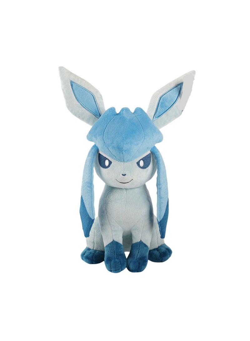 24cm Cute And Comfortable Plush Doll, Super Soft Plush Toy, Suitable For Playing And Display, A Good Gift For Children (Ice Eevee) - Image 1