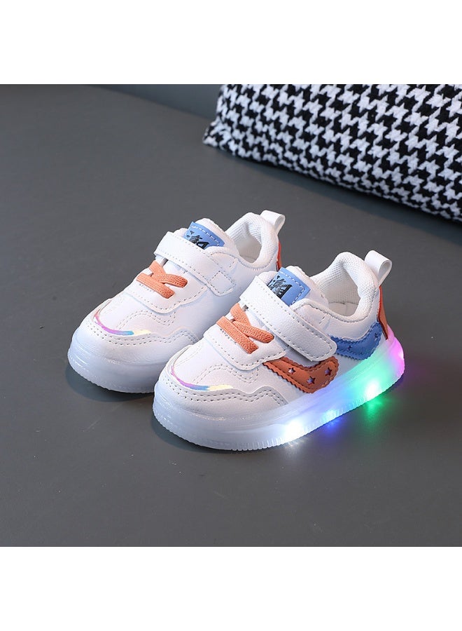 Spring and Autumn Children's LED Light-Up Casual Sneakers