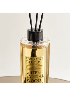 Home Box Abbey Green Sandalwood Fragrance Reed Diffuser 180 ml  - Image 2
