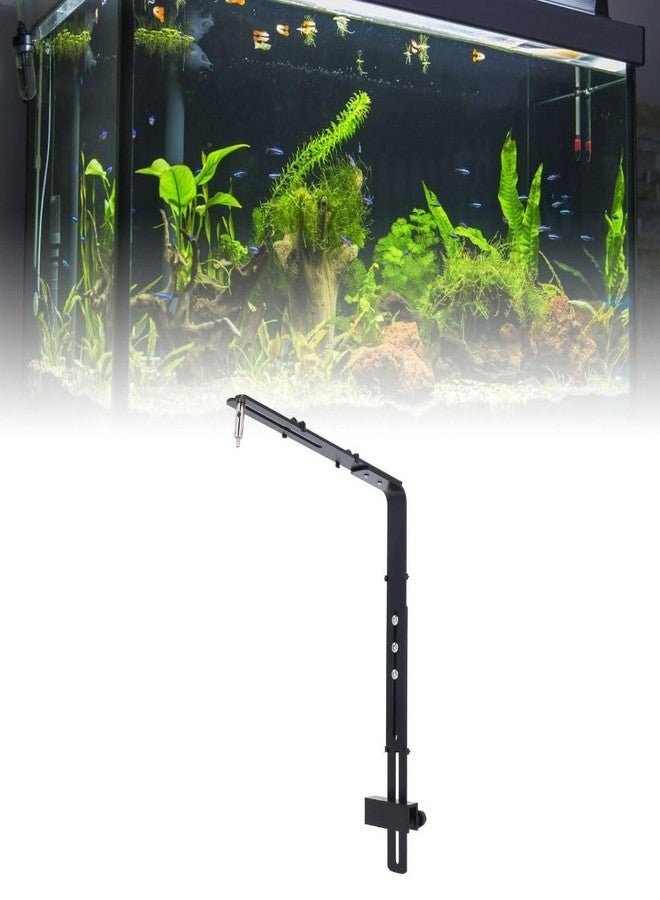 Chiffonade Adjustable Aluminum Aquarium Light Bracket - Universal Hanging Mount Holder for Fish Tank LED Lamps (Black) - Image 3
