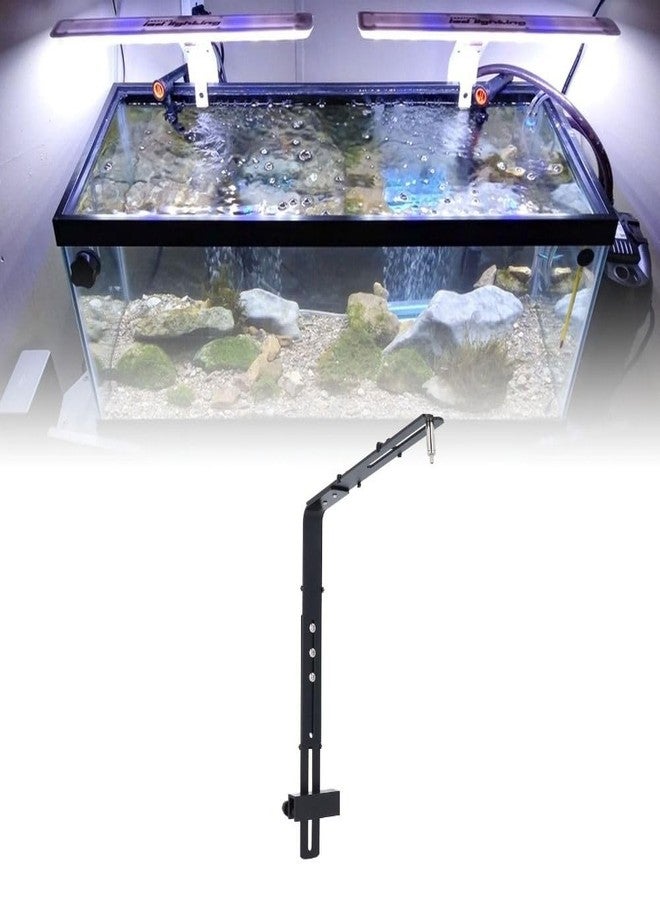Chiffonade Adjustable Aluminum Aquarium Light Bracket - Universal Hanging Mount Holder for Fish Tank LED Lamps (Black) - Image 4