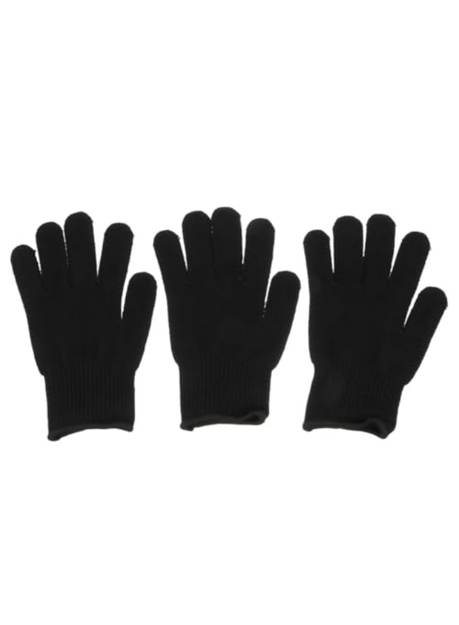 MERRYHAPY Heat Resistant Gloves 3Pack Insulated Hair Styling Mitts for Curling Irons and Flat Irons Protect Hands from Burns during Hair Styling at Home and Salon - Image 1