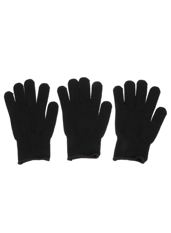MERRYHAPY Heat Resistant Gloves 3Pack Insulated Hair Styling Mitts for Curling Irons and Flat Irons Protect Hands from Burns during Hair Styling at Home and Salon - Image 2