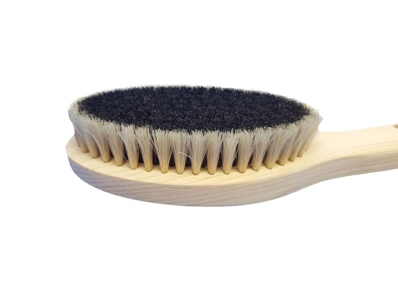 IPPINKA Japanese Body Brush for Bath or Dry Brushing Exfoliation Cellulite Treatment Short Handle Soft - Image 2