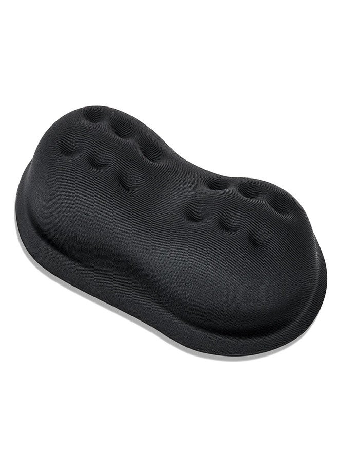 VANKEY Mouse Wrist Rest, Desk Wrist Pad for Mouse, Comfortable Computer Mouse Wrist Support, Ergonomic Wrist Rest with Memory Foam Fillings, Non-Slip Base (Black) - Image 1