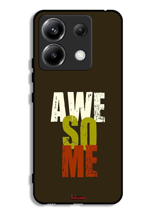 Tolwak Xiaomi Redmi Note 13 Pro 5G Protective Case Cover Awesome  - Image 1