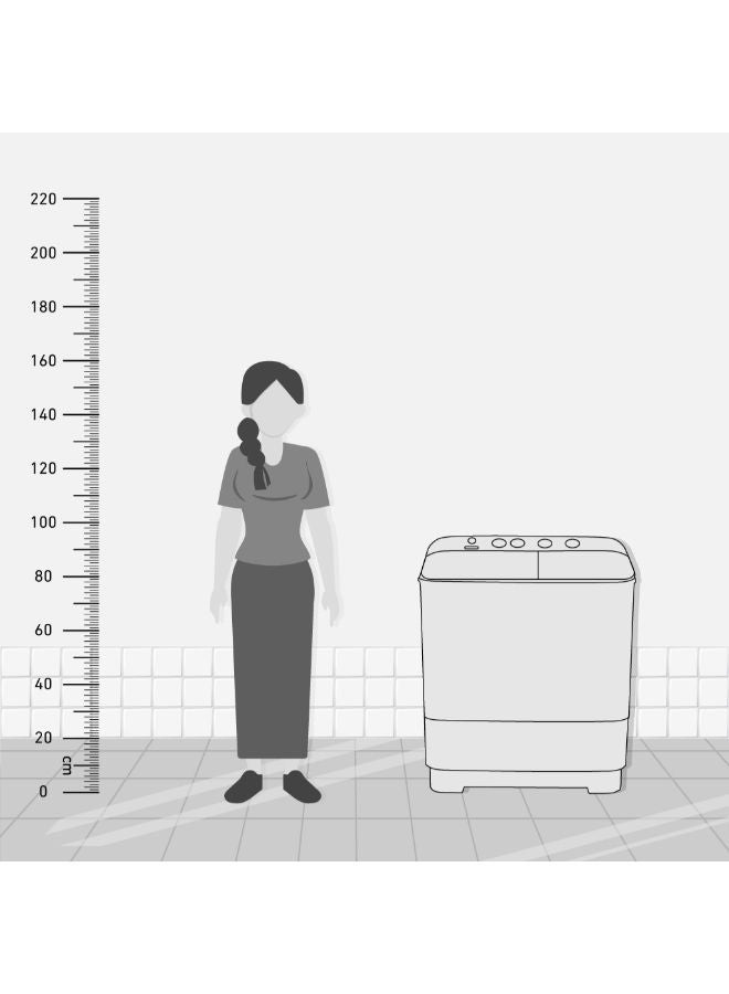 TORNADO 12 Kg Semi-Automatic Washing Machine With Pump - Image 5