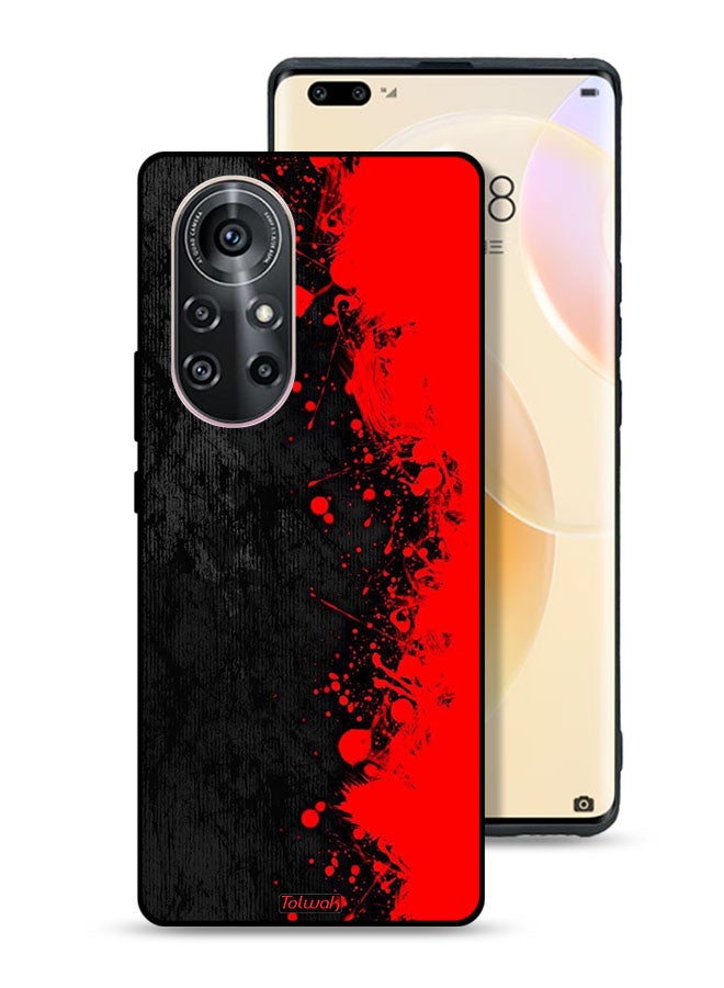 Tolwak Huawei nova 8 Pro 4G Protective Case Cover Paint Abstract Pattern - Image 1