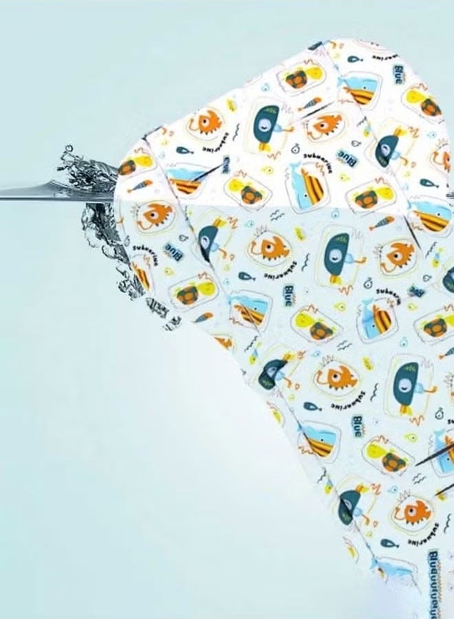 ضغط فين وسادة كرسي مرتفع للأطفال، وسادة كرسي طعام أطفال قطنية ناعمة ومريحة، وسادة قطنية لعربة الأطفال، تصميم بنمط ملون، وسادة غير قابلة للانزلاق، وسادة مقعد السيارة، نمط زرافة أحمر - Image 5