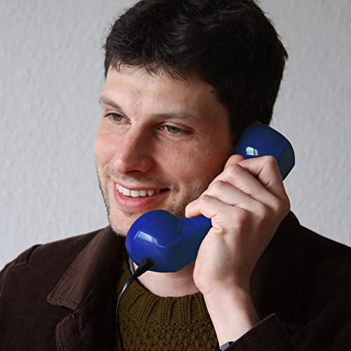 Opis Technology Opis 60s Micro: Retro Mobile Phone Handset and USB-C/Jack Handset for iPhone 15+ and Android (Blue) - Image 2