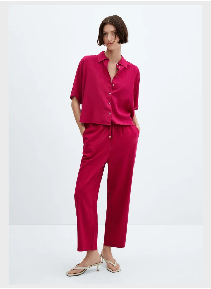 MANGO High Waist Pants