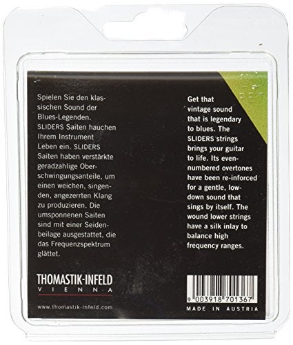 Thomastik-Infeld SL 110 Blues Sliders Round Wound Electric Guitar String Set, Natural,SL110 - Image 2
