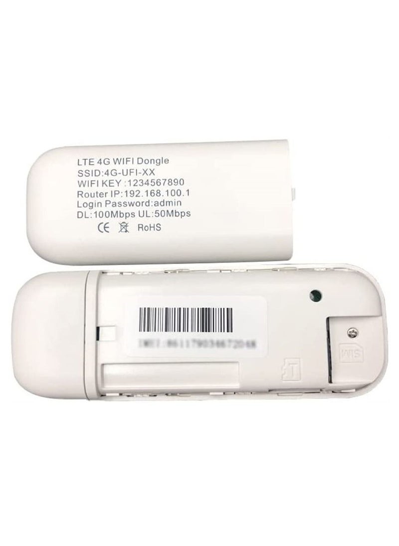 SYOSI - Portable USB Wifi Dongle 4G USB Modem WiFi Router USB Dongle 150Mbps with SIM Card Slot Car Hotspot Pocket Mobile WiFi - Image 1