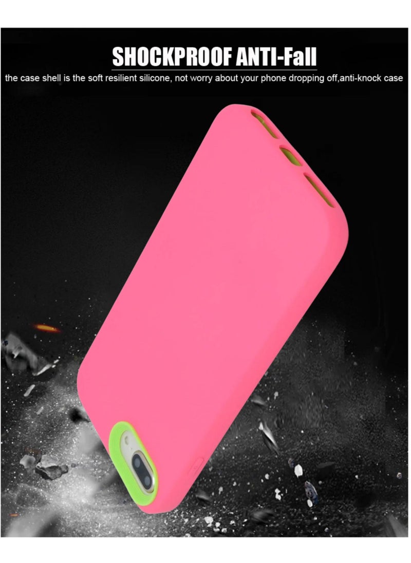 Houmt - iPhone 7 Plus/8 Plus Case Soft Flexible Silicone With inside Frame Camera Protected Cover - Image 1