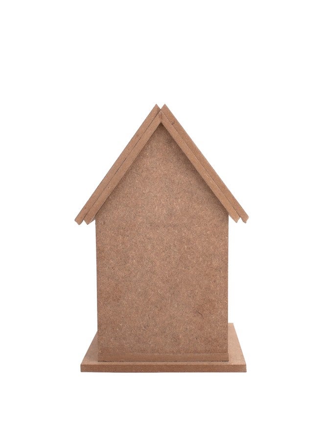 itsy-bitsy Itsy Bitsy MDF Country Cottage 7.5 x 6.2 Inch | 5.5mm Thick DIY Wooden House Craft Model for Painting Decoration Miniature Art Projects Kids School Craft Home Décor Display Activity - Image 4