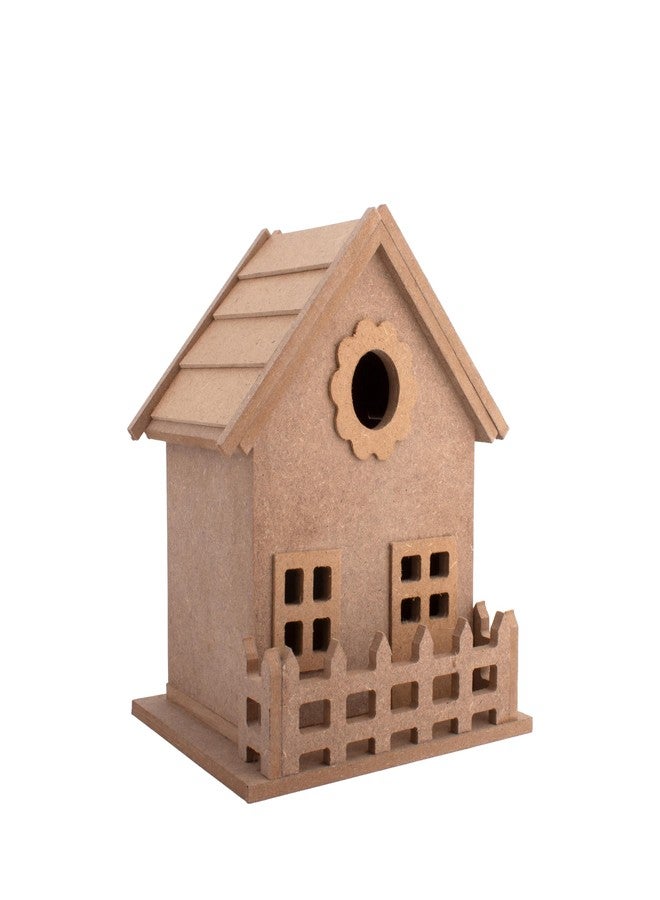 itsy-bitsy Itsy Bitsy MDF Country Cottage 7.5 x 6.2 Inch | 5.5mm Thick DIY Wooden House Craft Model for Painting Decoration Miniature Art Projects Kids School Craft Home Décor Display Activity - Image 3