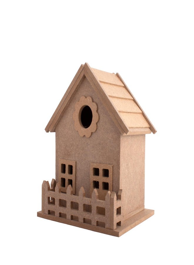 itsy-bitsy Itsy Bitsy MDF Country Cottage 7.5 x 6.2 Inch | 5.5mm Thick DIY Wooden House Craft Model for Painting Decoration Miniature Art Projects Kids School Craft Home Décor Display Activity - Image 2