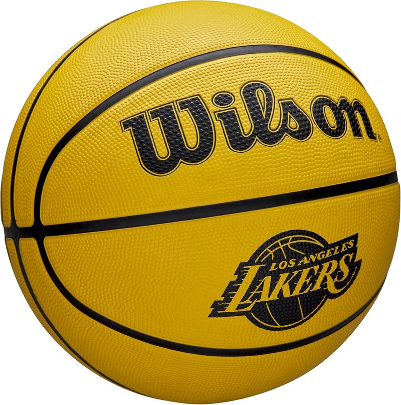 Wilson NBA Team Tribute Solid Basketball - LA Lakers Edition - Image 2