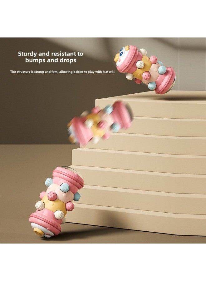 Funny Roller Caterpillar Pressing Early Education Educational Exercise Finger Grasping Crawling Training Infant Toys-Color:Roller Caterpillar [pink]  - Image 5