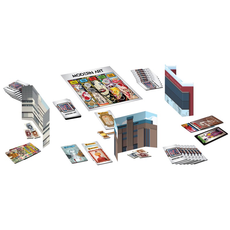CMON Modern Art Board Game | Art Museum Auction Strategy Game | A Competitive Game of Prediction | Great for Game Night with Adults | Ages 14+ | 3-5 Players | Average Playtime 45 Minutes | Made - Image 2