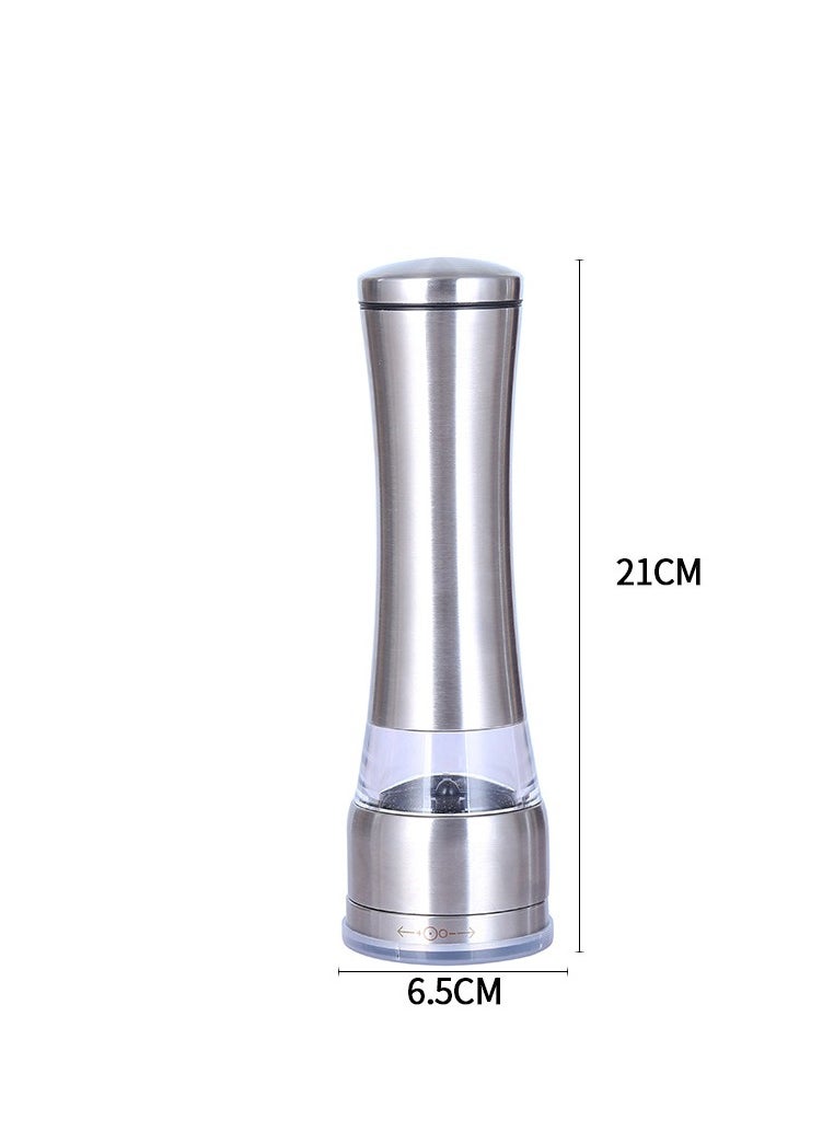 MHD Manual Stainless Steel Pepper Grinder High Style  - Image 1