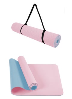 RYMAR Anti-slip mat for Exercise Yoga  Fitness Sport mat with case and carrying straps. Thickness of 8 mm  - Image 5