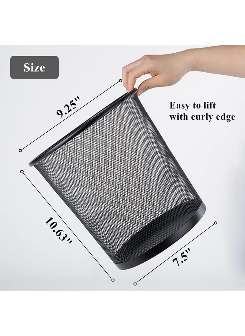 Nixby Nixby Metal Mesh Big Size Dustbin for Living Room Office use Room Small Rooms School Bedroom Kids Set of 3  - Image 2