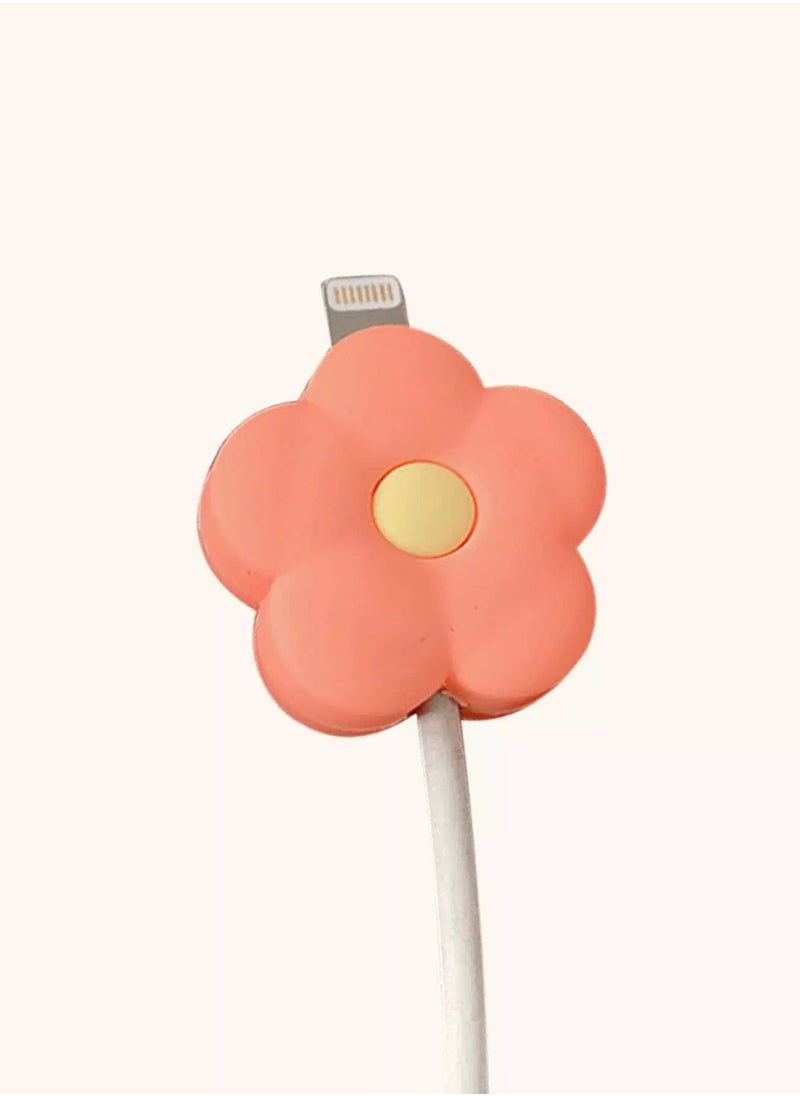 Generic Flower Design Data Cable Protector  - Image 1